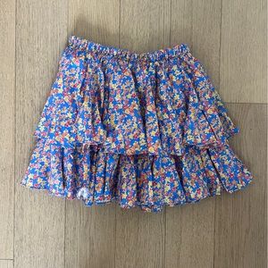 Caroline Constas Floral Mini Skirt